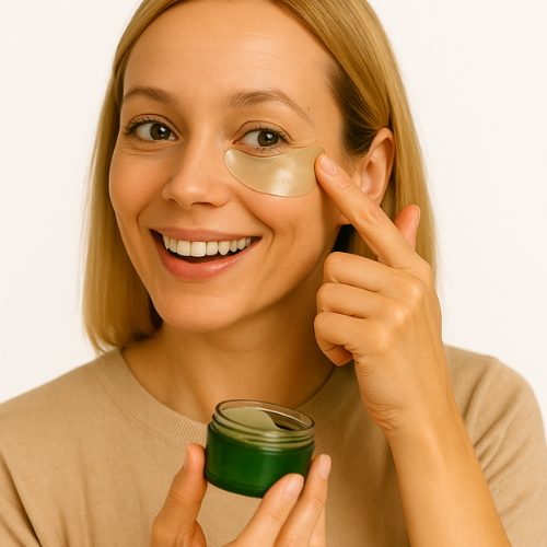 Masque pour les yeux au collagène et aloé-véra