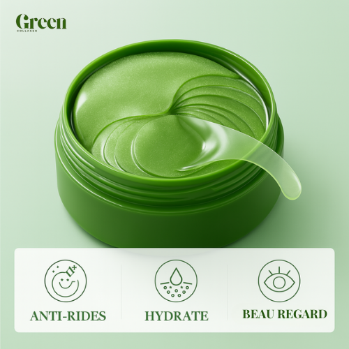 Masque pour les yeux au collagène et aloé-véra