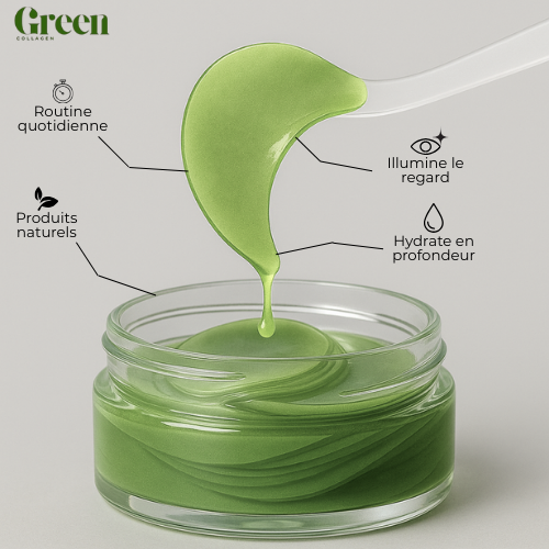 Masque pour les yeux au collagène et aloé-véra